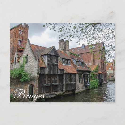 Brügge Altstadt in Belgien Postkarte (Vorderseite)