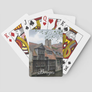 Brügge Altstadt in Belgien Spielkarten