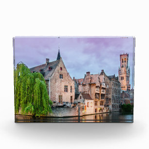 Brügge Altstadt und Belfischer Turm Fotoblock