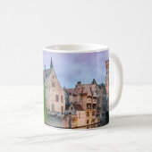 Brügge Altstadt und Belfischer Turm Kaffeetasse (VorderseiteRechts)