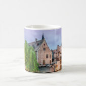 Brügge Altstadt und Belfischer Turm Kaffeetasse (Mittel)