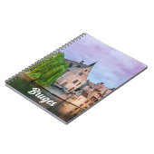 Brügge Altstadt und Belfischer Turm Notizblock (Linke Seite)