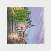 Brügge Altstadt und Belfischer Turm Wandteppich (Vorderseite (Horizontal))