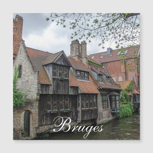 Brügge Altstadt von Belgien Magnet (Vorderseite)