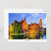 Brügge, Belgien Feiertagspostkarte (Vorne/Hinten)