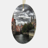 Brügge, Belgien Keramik Ornament (Links)