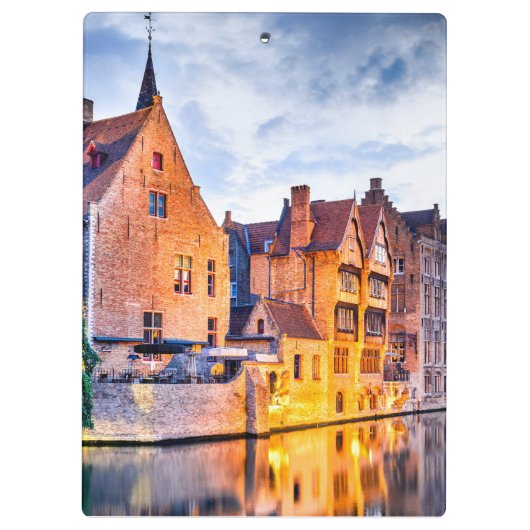 Brügge Belgien Klemmbrett (Rückseite)