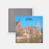 BRUGGE, BELGIEN MAGNET (Vorderseite/Rückseite)