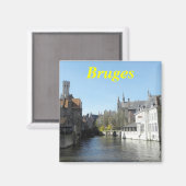 Brügge Belgien-Magnet Magnet (Vorderseite/Rückseite)