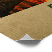 Brügge Belgien nachts Poster (Ecke)