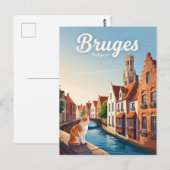 Brügge Belgien Postkarte (Vorne/Hinten)