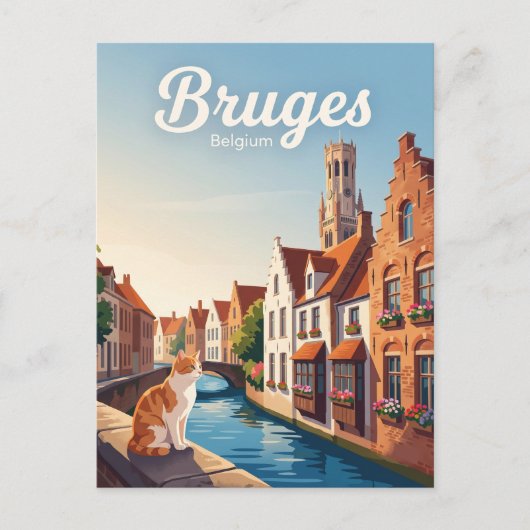 Brügge Belgien Postkarte (Vorderseite)