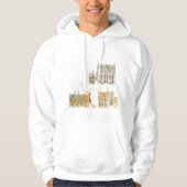 Brügge Belgien. Rathaus und traditionelles Hoodie (Vorderseite)