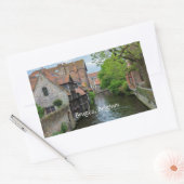 Brügge, Belgien Rechteckiger Aufkleber (Umschlag)