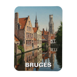 Brügge Belgien Reise Souvenir Vintage Magnet