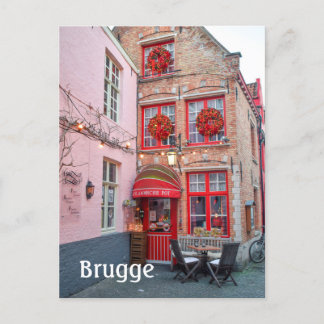 Brugge Belgium Foto Postkarte