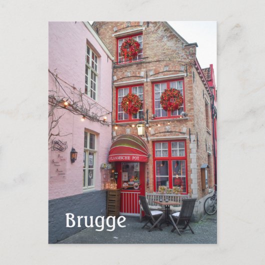 Brugge Belgium Foto Postkarte (Vorderseite)