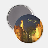 Brugge (Brügge), Belgien Magnet (Vorderseite/Rückseite)