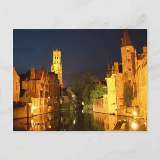 Brugge (Brügge), Belgien Postkarte (Vorderseite)