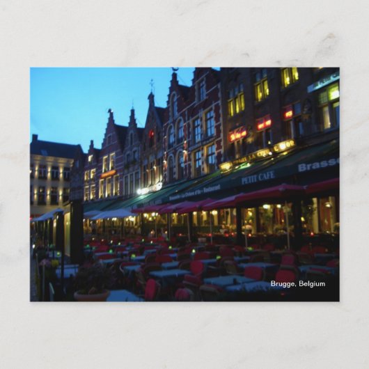 Brugge (Brügge), Belgien Postkarte (Vorderseite)
