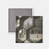 Brugge Burg Magnet (Vorderseite/Rückseite)