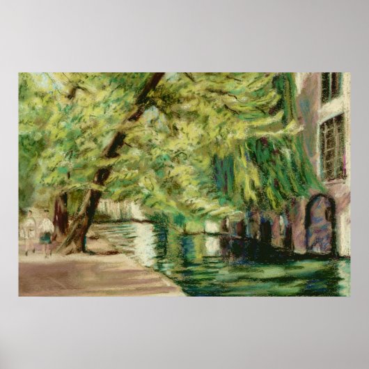 Brügge Canal Poster oder Print (Vorne)