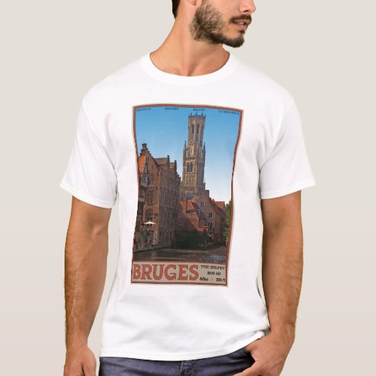 Brügge - der Belfry T-Shirt (Vorderseite)