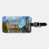 Brügge Gepäckanhänger (Vorderseite horizontal)
