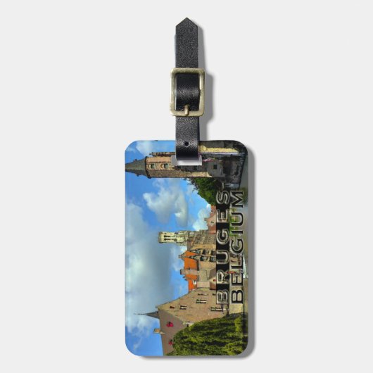 Brügge Gepäckanhänger (Vorderseite vertikal)