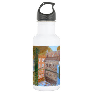 Brügge Kanal Edelstahlflasche