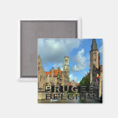 Brügge Magnet (Vorderseite/Rückseite)