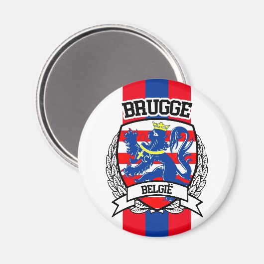 Brügge Magnet (Vorderseite/Rückseite)