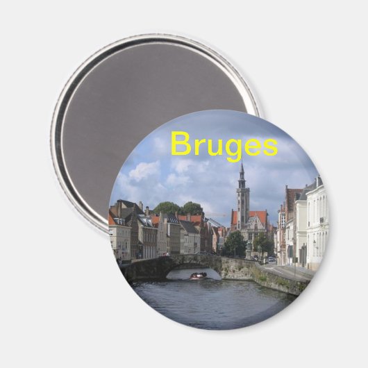 Brügge-Magnet Magnet (Vorderseite/Rückseite)