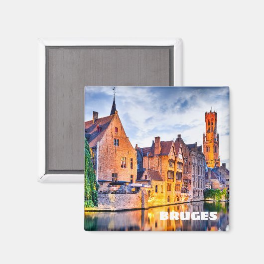 Brügge-Magnet Magnet (Vorderseite/Rückseite)
