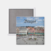 Brügge-Magnet Magnet (Vorderseite/Rückseite)