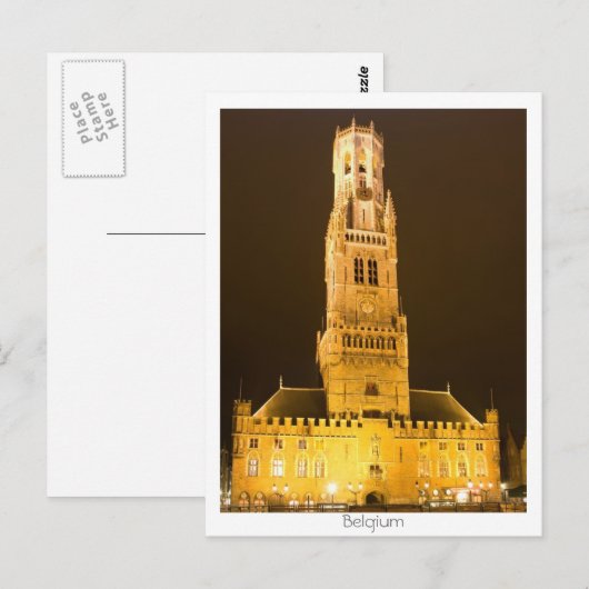 Brügge Postkarte (Vorne/Hinten)