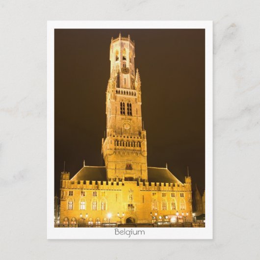 Brügge Postkarte (Vorderseite)