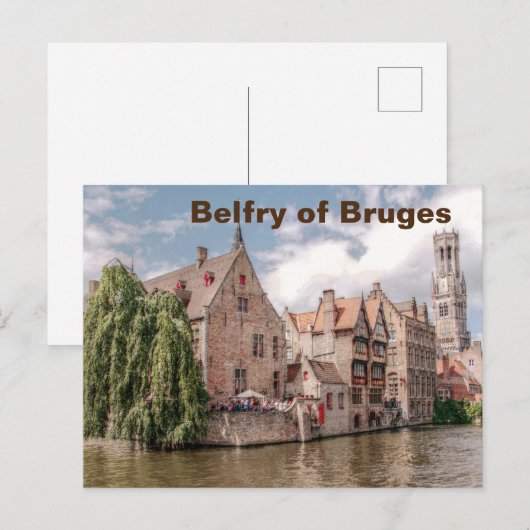 Brügge Postkarte (Vorne/Hinten)