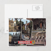 Brugge - Postkarte (Vorne/Hinten)