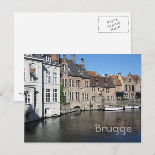 Brugge Postkarte (Vorne/Hinten)