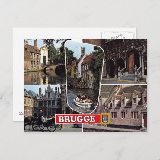 Brugge - Postkarte (Vorne/Hinten)
