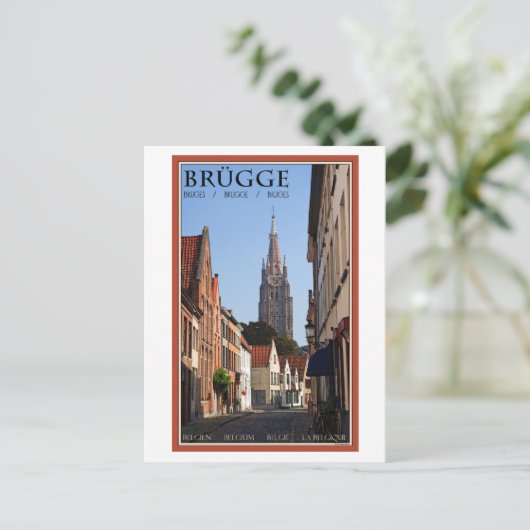 Brugge Postkarte (Stehend Vorderseite)