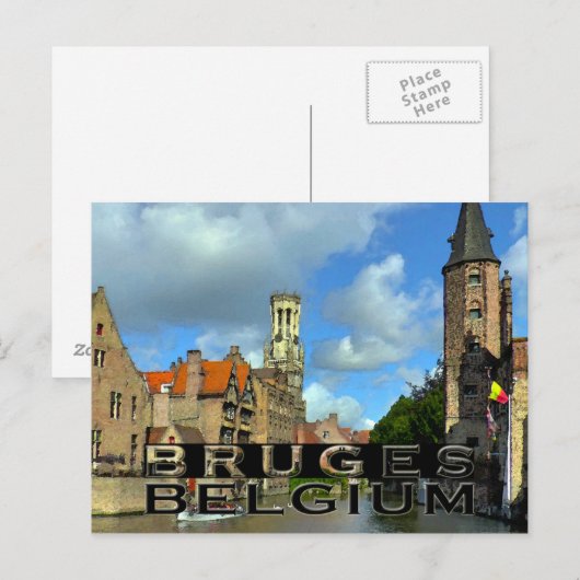 Brügge Postkarte (Vorne/Hinten)