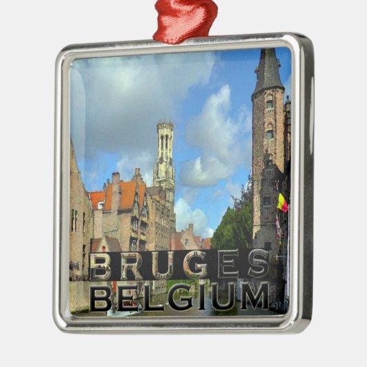 Brügge Silbernes Ornament (Links)