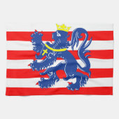 Brügge Stadt Flag Belgien Symbol Geschirrtuch (Horizontal)