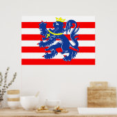 Brügge Stadt Flag Belgien Symbol Poster (Küche)