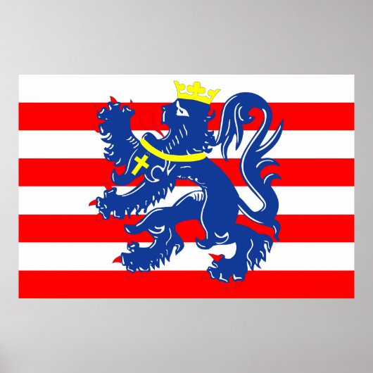 Brügge Stadt Flag Belgien Symbol Poster (Vorne)