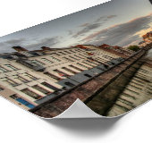 Brugge Sunrise Poster (Ecke)