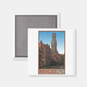 Brugge - The Belfry Magnet (Vorderseite/Rückseite)