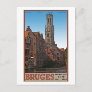 Brugge - The Belfry Postkarte